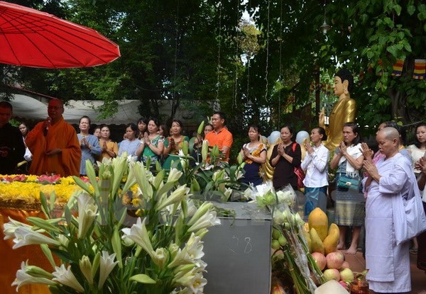 Vietnamese community in India, Laos celebrate Vesak 2016 - ảnh 1